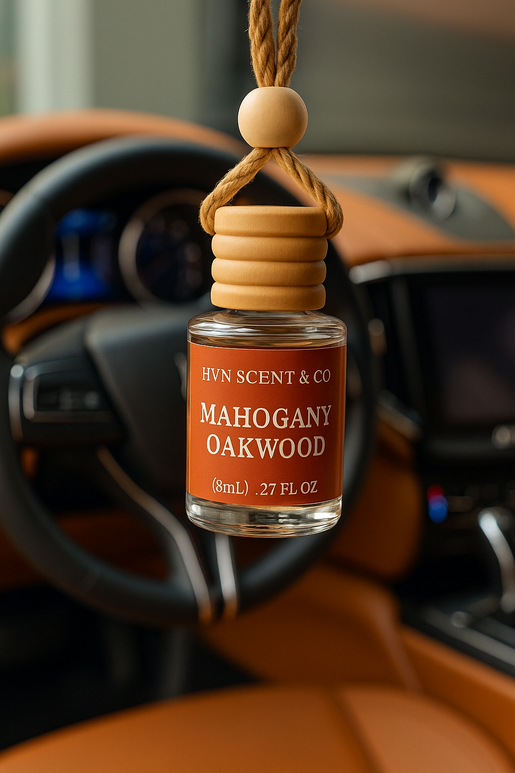 Mahogany Oakwood Car Freshener